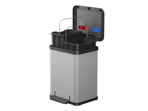 pedaalemmer,2x9l,HxBxD 430x320x330mm,binnenbak kunststof