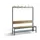 omkleedbank,HxLxD 1710x1500x407mm,HPL eiken-sereno,frame staal RAL7021