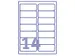 Adresetiket Avery QuickPeel L7163-40 99.1x38.1mm Wit 560 stuks