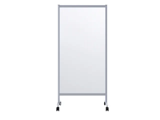 mobiel hygiënescherm 1800x855x390mm enkel veld PMMA