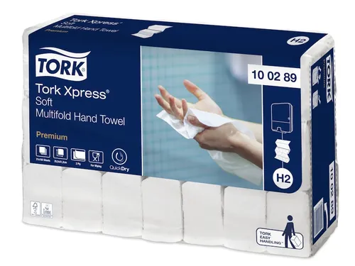 Tork 100289 Xpress Handdoek Premium H2 I-vouw Soft 2-laags 3150 stuks