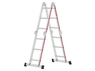 multifunctionele vouwladder,4x3,sporten,balk L 3,47m,aluminium - 2