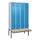Z-garderobekast,HxBxD 2120x1200x815mm,8vak,vak B 300mm,draaigrendel