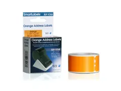 Seiko SLP-1OLB adresetiketten oranje 28x89mm