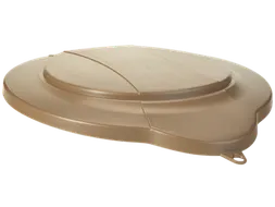 Hygiene 5687-66 emmerdeksel, bruin voor 12 liter emmer 568666