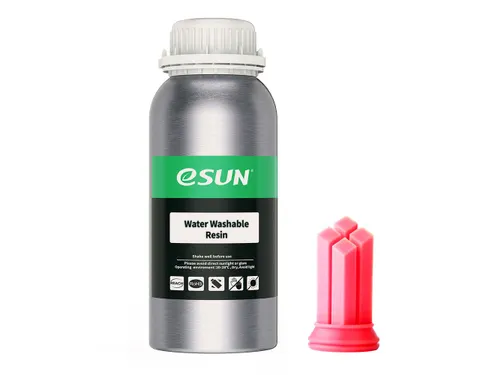eSUN Water Washable Resin 3D-printerhars Rood 0.5kg 405nm
