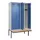 locker met bank,voor scheiding van kleding,HxBxD 2120x1200x815mm,4vak