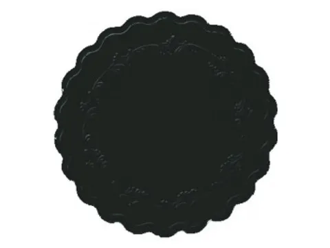 Onderzetters Ø 9 cm Zwart 8 laags 1000 stuks