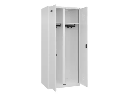 locker voor scheiding van kleding,HxBxD 1850x800x500mm,2vak