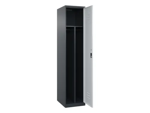 locker voor scheiding van kleding,HxBxD 1850x400x500mm,1vak