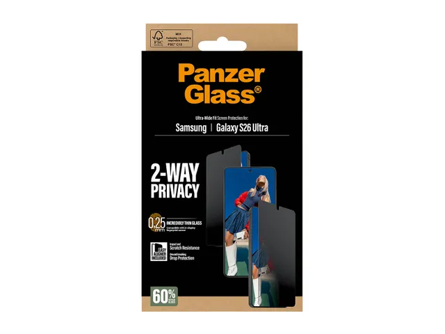 PanzerGlass Ultra-Wide Samsung Galaxy S26 Ultra Screen Protector Priva