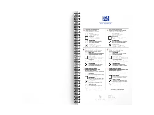 Task Manager Oxford 141x246 mm 115vel blauw