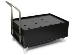 Verrijdbare Opvangbak Hdpe Hxbxd 1080x870x1420mm 2x220l Pe Plaatplaat