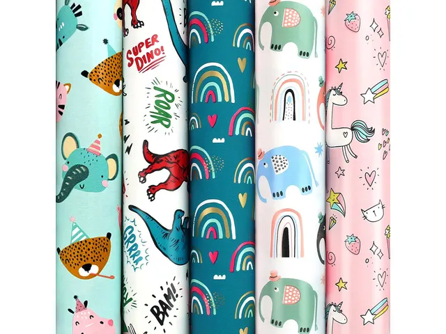 Inpakpapier Colorful kids 200x70cm