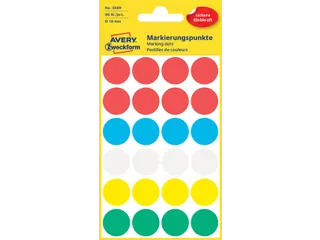 Etiket Avery Zweckform 3089 Rond Ø18mm Assorti 96 Stuks - 2