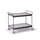 Tafelwagen Draagverm. 150kg Laadvl. Lxb 990x500mm 2 Etages Diepzwart