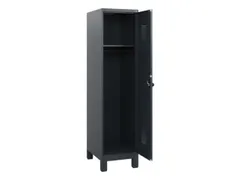 schoollocker,HxBxD 1630x400x500mm,1vak,vak B 400mm,draaigrendel,voeten