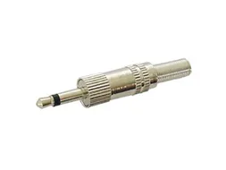 Mannelijke 3.5mm Mono Jack - Vernikkeld