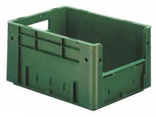 Euronorm Stapelkrat Groen 210x400x300mm 17.5l Grijpopening - 1