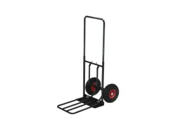 Steekwagen,Draagverm. 150Kg,Steekplaat Vervangbaar,Stalen Buis,Zwart