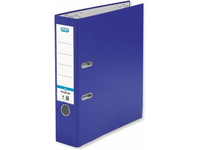 ordner Smart Pro+ A4 rug van 80mm blauw pak van 5 stuks