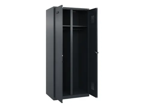 locker voor scheiding van kleding,HxBxD 1850x800x500mm,2vak