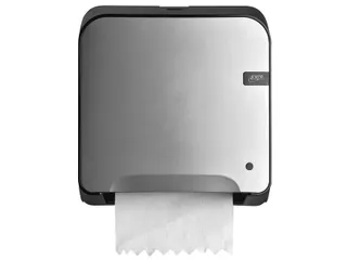 Handdoekroldispenser Quartzline Q14 Matic XL klein zilver 441199 - 1