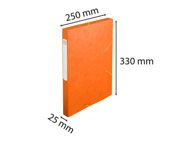 CARTOBOX glanskarton rug 25mm oranje