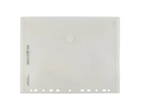 Enveloptas Foldersys A4 PP Foldergreen transp 11gaats