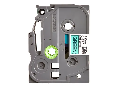 Labeltape Brother P-touch TZe-731 standaard 12mm zwart op groen