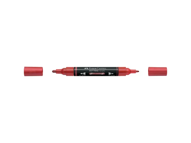 Acrylmarker Faber-Castell Multimark 296 red metallic
