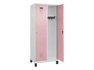 locker,HxBxD 1950x800x500mm,2vak,vak B 400mm,cil.-slot,voeten - 2