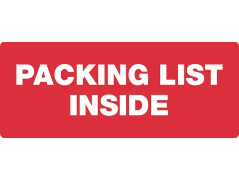 Etiket Packing List Inside 101x38mm Rol 300 Etiketten