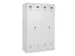 locker voor scheiding van kleding,HxBxD 1850x1200x500mm,4vak