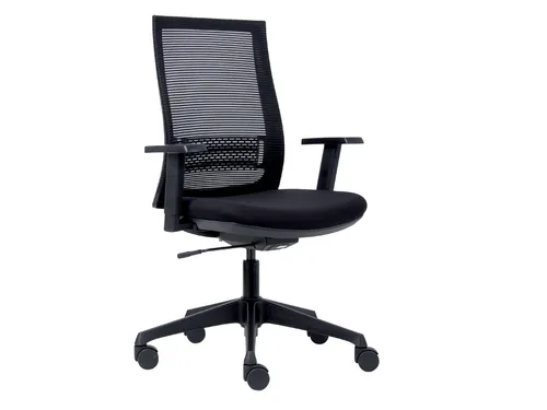 Bureaustoel Euroseats Canillo 002 Zwart Net