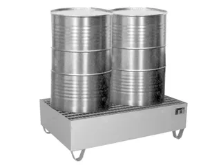 Opvangbak 2X 224L Opvangvol. 224L Rvs H X B X D 360X 1200X 800Mm - 3