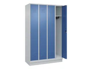 locker,HxBxD 1950x1200x500mm,4vak,vak B 300mm,cil.-slot,sokkel - 2