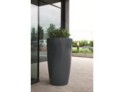 plantenzuil,rond,PE,antracietgrijs,HxØ 1100x620mm,80l
