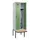 locker met bank,HxBxD 2120x600x815mm,2vak,vak B 300mm,draaigrendel