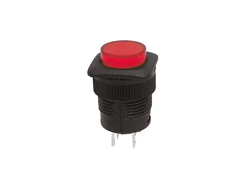 Drukschakelaar Off-On Rood Led Verlichting