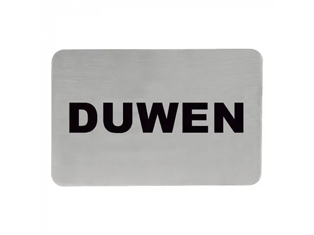 Tekstplaatje duwen