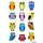 Sticker Etiket Herma 3224 Uilen Glitterfolie 12 stuks