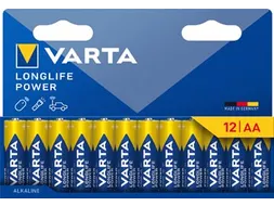 Longlife Power AA Batterijen pak à 12 stuks