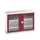 vitrinekast 900x1300x550mm 2xStalen bodem romp RAL7035 front RAL3004