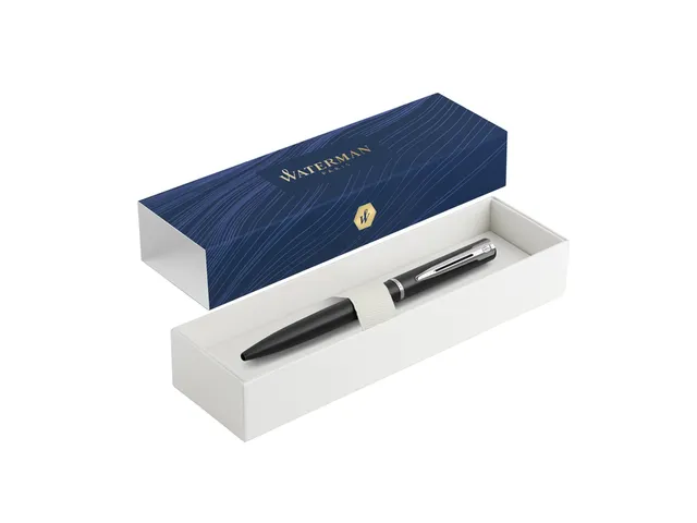 Stylo bille Waterman Allure noir laqué CT pointe moyenne