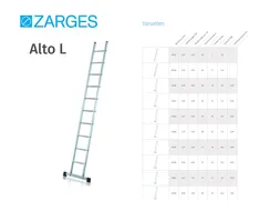ladder,16,sporten,balk L 4,73m,licht metaal
