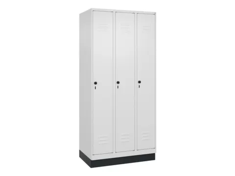 locker voor scheiding van kleding,HxBxD 1950x900x500mm,3vak