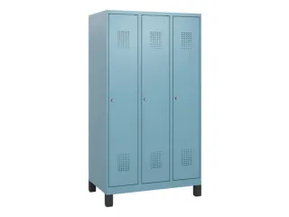 schoollocker,HxBxD 1630x900x500mm,3vak,vak B 300mm,cil.-slot,voeten - 2