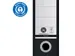 Classeur à levier Leitz Recycle 180° A4 80mm carton noir