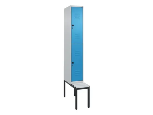 Dubbeldekse dekenkist,HxBxD 2120x300x815mm,1x2vak.,vak B 300mm